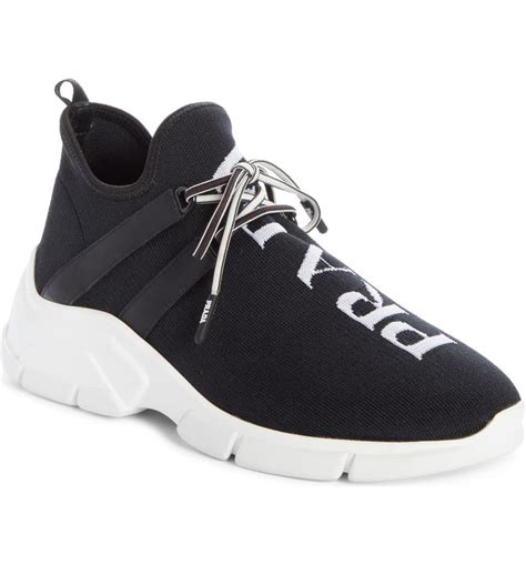 prada sock shoes womens|prada knit sneakers women's.